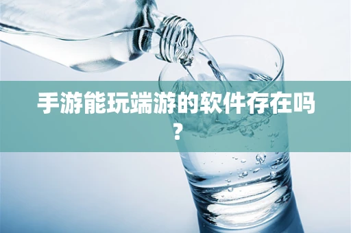 手游能玩端游的软件存在吗？