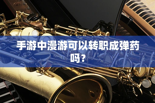 手游中漫游可以转职成弹药吗？