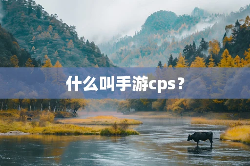 什么叫手游cps？