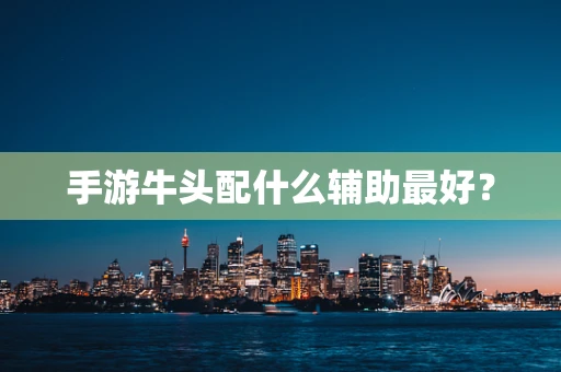 手游牛头配什么辅助最好？