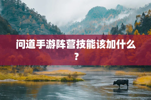问道手游阵营技能该加什么？