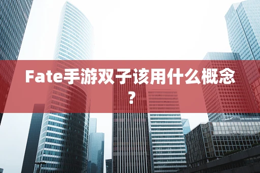 Fate手游双子该用什么概念？