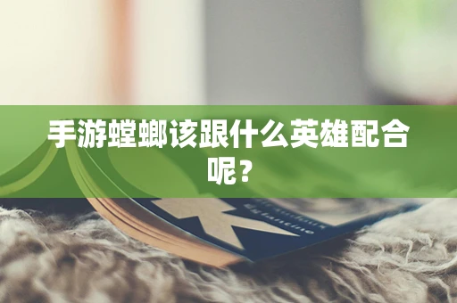 手游螳螂该跟什么英雄配合呢？