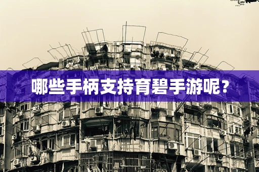 哪些手柄支持育碧手游呢？