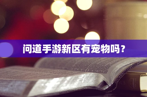 问道手游新区有宠物吗？