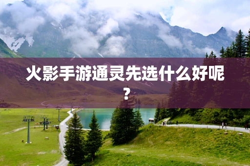 火影手游通灵先选什么好呢？