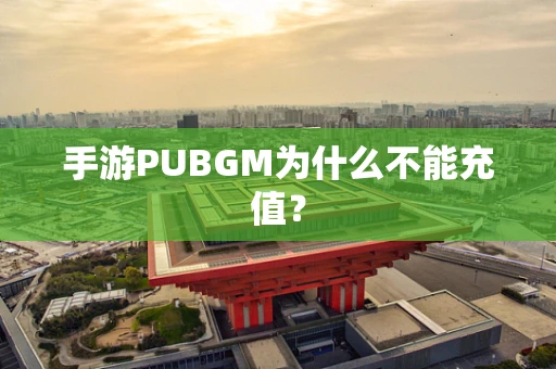 手游PUBGM为什么不能充值？