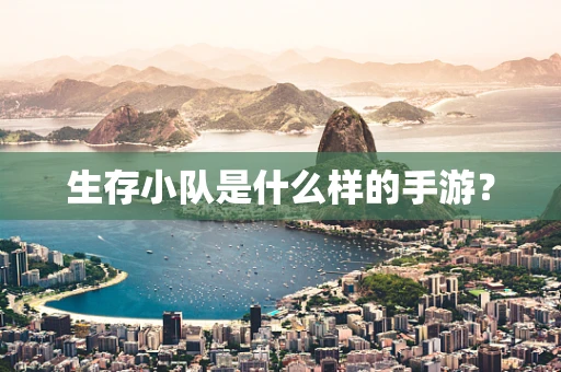 生存小队是什么样的手游？