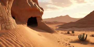 方舟手游里存在沙漠洞穴吗？